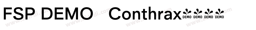 FSP DEMO   Conthrax字体转换
